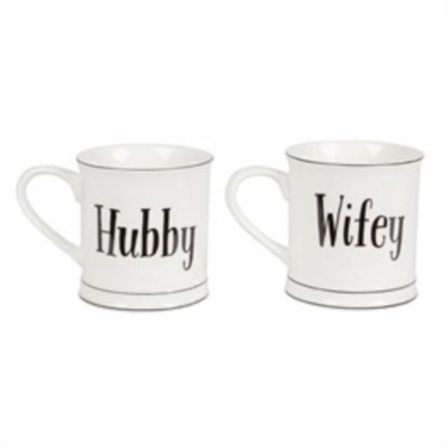 Sass & Belle Wifey & Hubby Mug Assorted