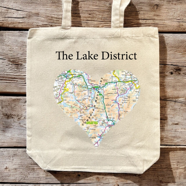 OS Map Premium Canvas tote Bag - National Park series