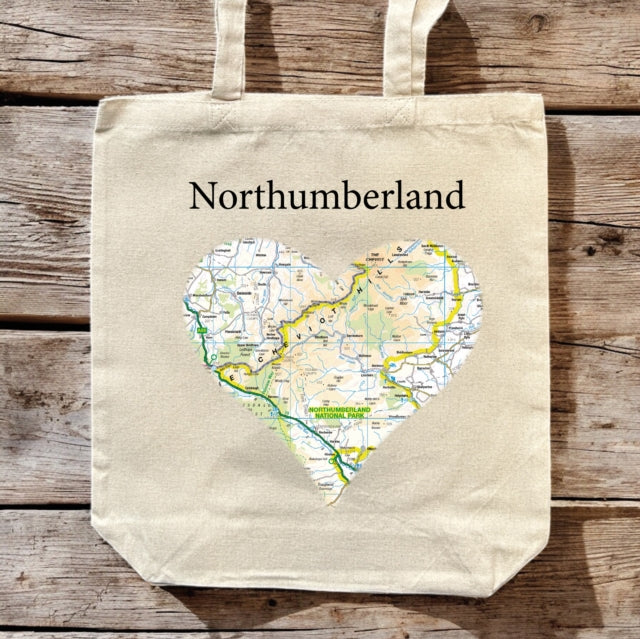 OS Map Premium Canvas tote Bag - National Park series