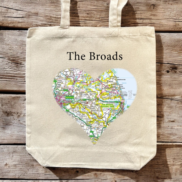 OS Map Premium Canvas tote Bag - National Park series