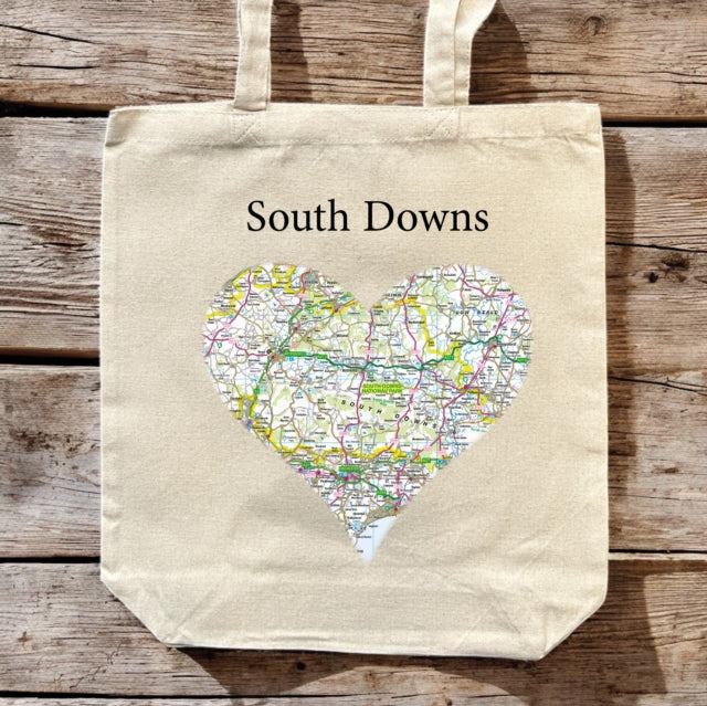 OS Map Premium Canvas tote Bag - National Park series