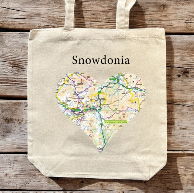 OS Map Premium Canvas tote Bag - National Park series