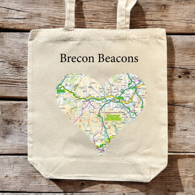 OS Map Premium Canvas tote Bag - National Park series