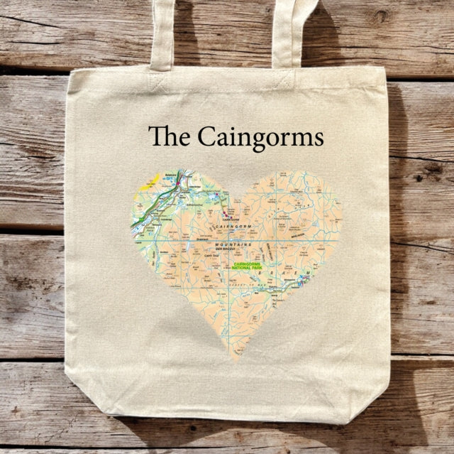 OS Map Premium Canvas tote Bag - National Park series