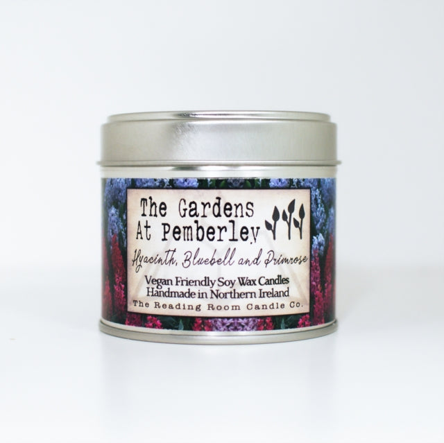 Gardens at Pemberley- Scented Soy Candle- Hyacinth, Bluebell and Primrose