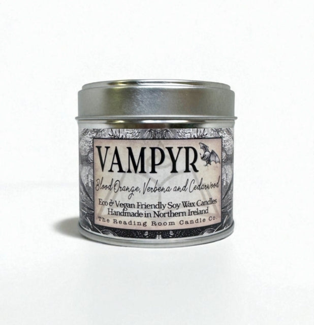 Vampyr- Scented Soy Candle - Blood Orange, Verbena and Cedarwood