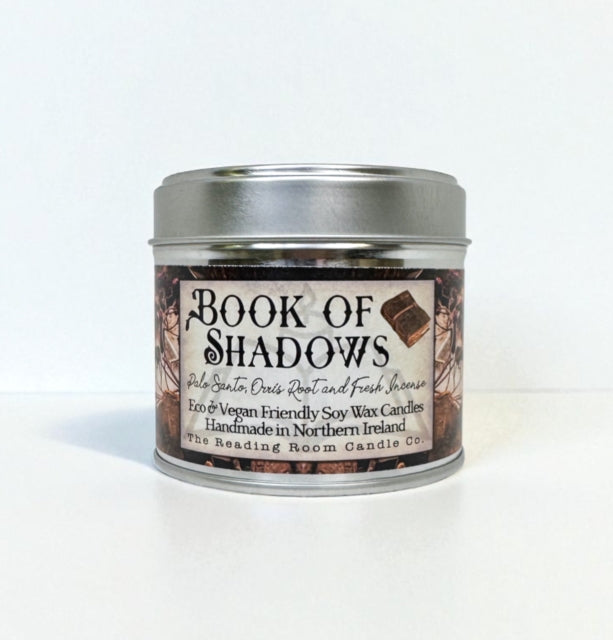 Book of Shadows- Scented Soy Candle - Palo Santo, Orris Root and Fresh Incense