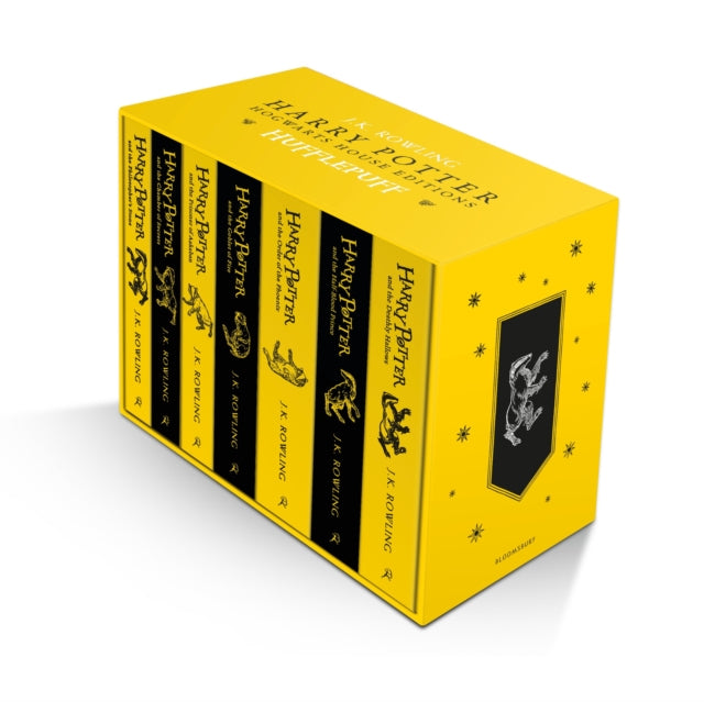 Harry Potter Hufflepuff House Editions (Hardback or Paperback) Box Set