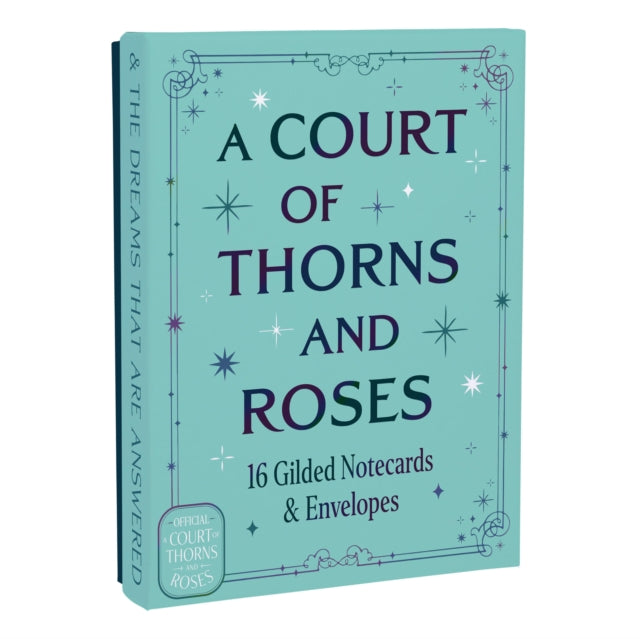 Pre-Order A Court of Thorns and Roses Official Gilded Notecards : 16 Notecards & Envelopes