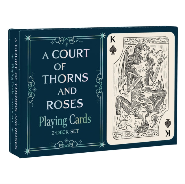 Pre-Order A Court of Thorns and Roses Official Playing Card Set (Night Court Inner Circle) : 2-Deck Set