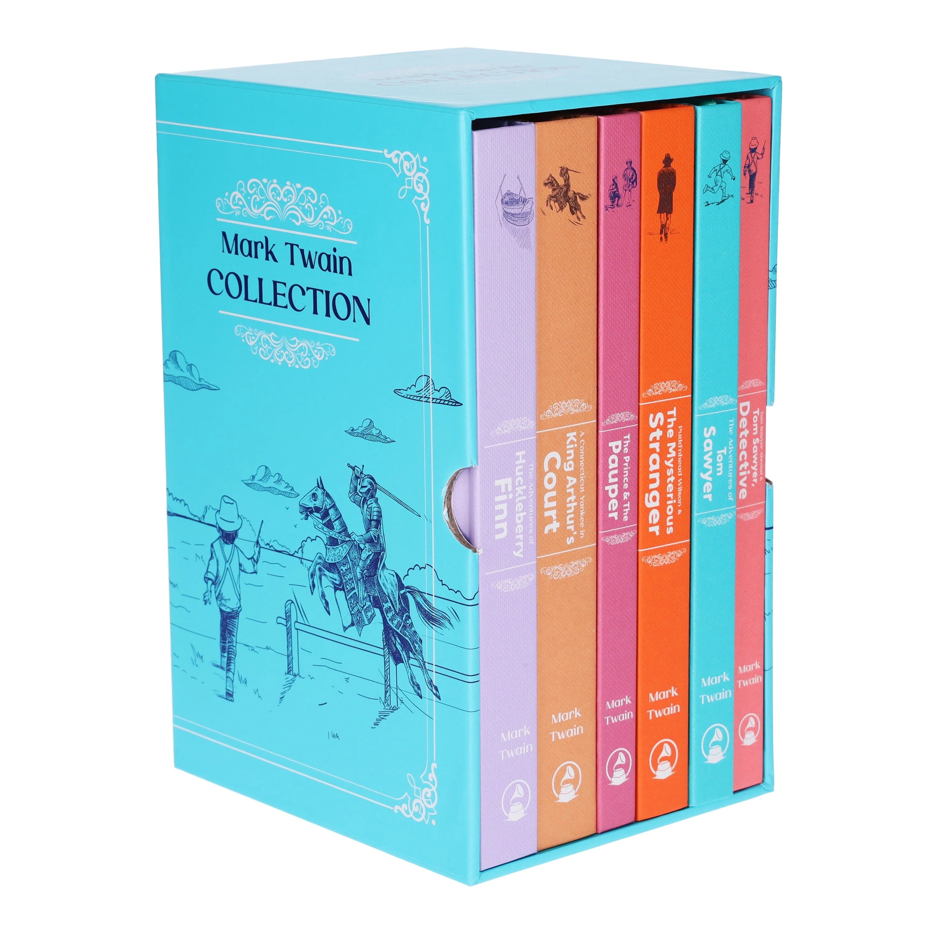 The Mark Twain 6 Book Hardback Collection : The Adventures of Tom Sawyer, The Prince & The Pauper, The Adventures of Huckleberry Finn